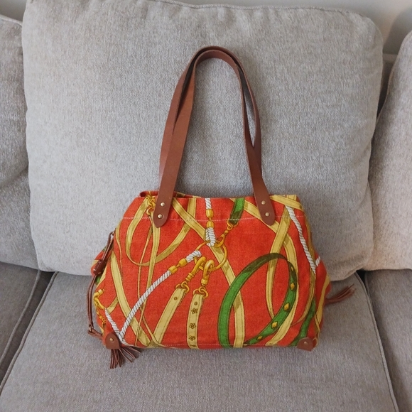 Miu Miu multi color printed canvas and leather shoulders bag - Picture 2 of 11